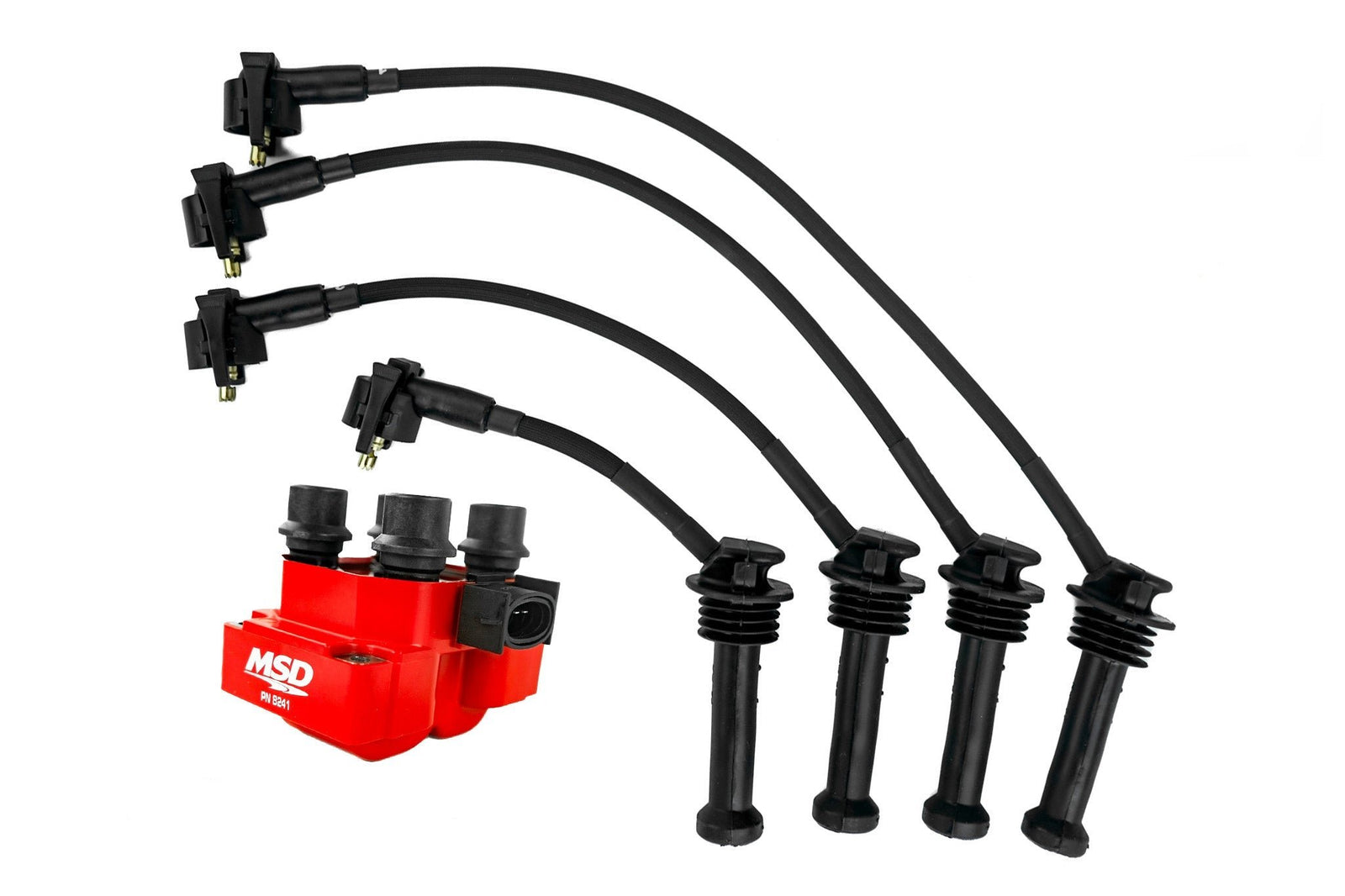 Massive ZAP-PAK Ignition Kit MSD Coil MSX90 Performance Spark Plug Wires 00-04 Ford Focus - Massive Speed System