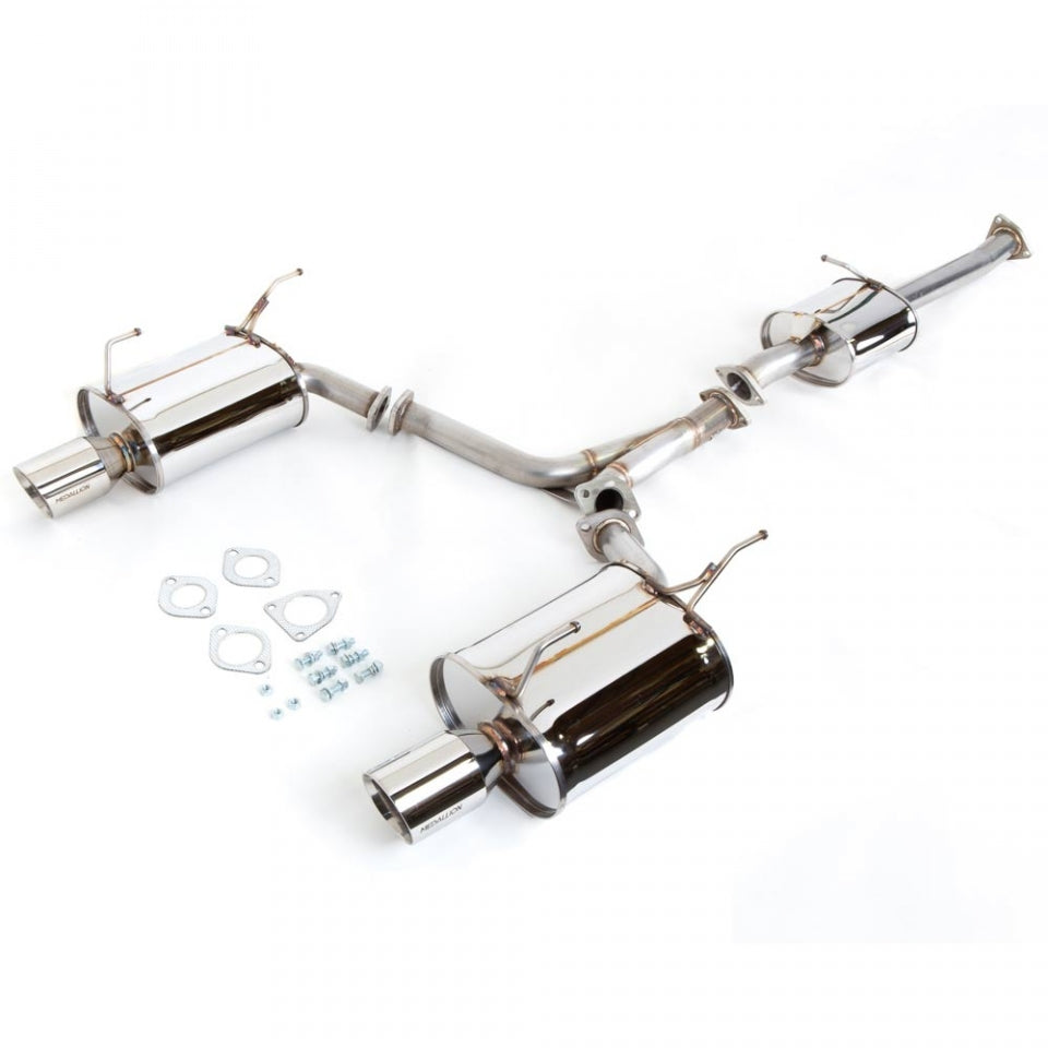 Revel Medallion Touring-S Catback Exhaust - Dual Muffler 00-05 Honda S2000 - T70040R by Revel - front view