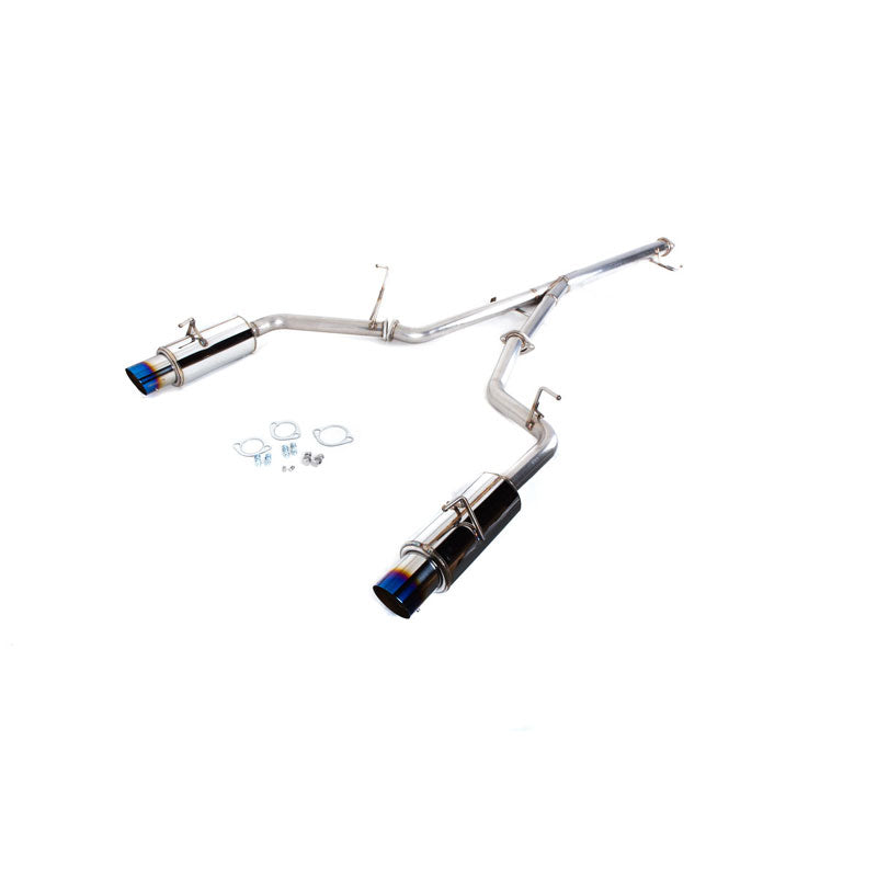 Revel Medallion Touring-S Catback Exhaust - Dual Muffler/ Blue Tip 90-99 Mitsubishi 3000GT VR4 - T90034KR by Revel - front vi
