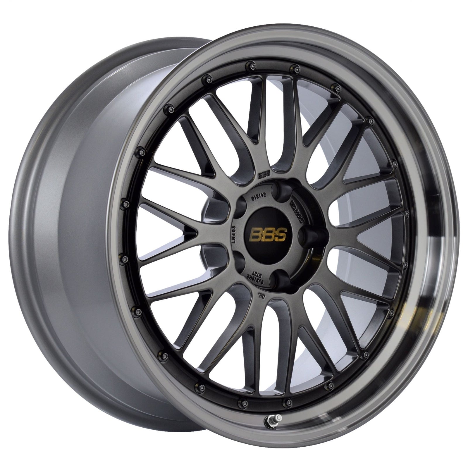 BBS LM 18x8.5 / 5x100 / ET45 / 82mm Diamond Black Wheel (PFS Required) - LM264DBPK by BBS