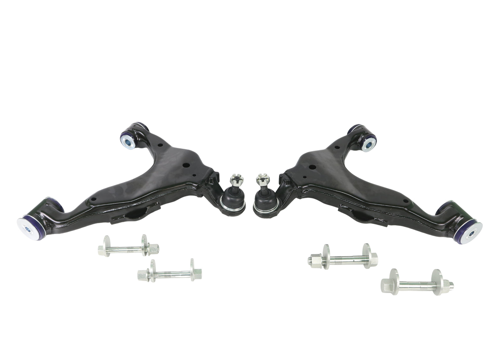 SuperPro - Front Lower Control Arm and Camber Pin Kit - Double Offset Extended Range of Adjustment - TRC482