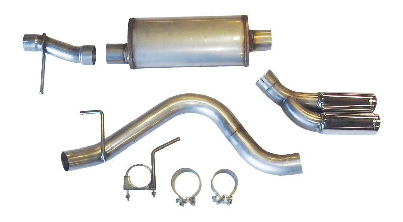 JBA 19-20 Ford Ranger 2.3L 409SS Pass Side Dual Exit Cat-Back Exhaust - 40-2545 for 2019-2023 Ford Ranger - front view