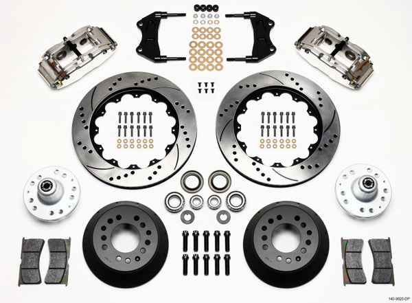Wilwood Narrow Superlite 6R Front Hub Kit 14.00in Drilled 79-87 GM G Body