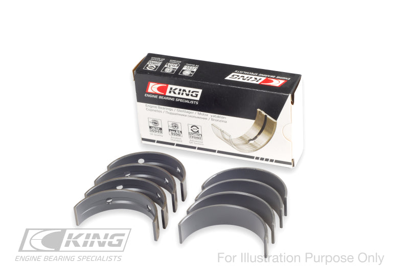 King GM LS 4.3 V6 Main Bearing Set - MB4555MC by King Engine Bearings