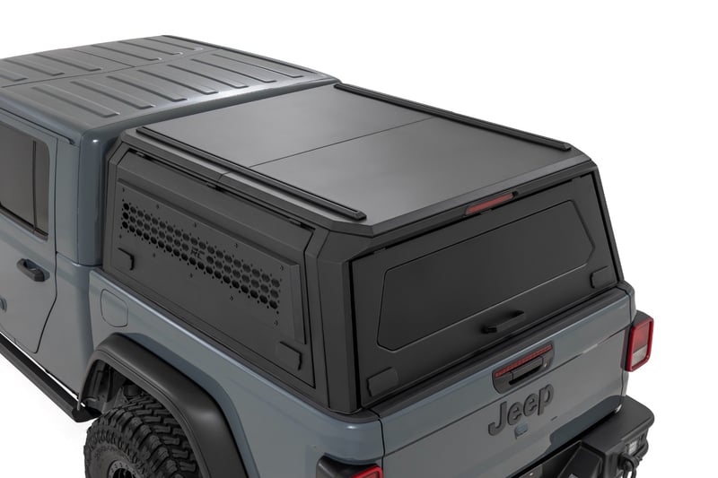 Rough Country - Truck Bed Cap - Modular - 5' Bed - Jeep Gladiator JT 4WD (2020-2025) - 73405 by Rough Country - front view