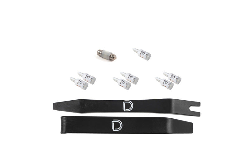 Diode Dynamics 14-22 Toyota Corolla Interior LED Kit Cool White Stage 2 - DD0582 for 2019 Toyota Corolla - front view