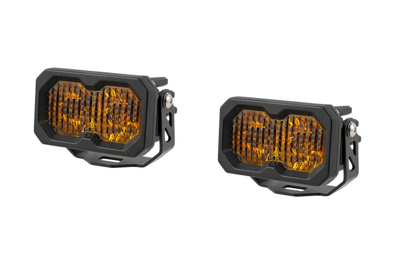 Diode Dynamics C2 2.0 Pro Yellow Combo/Driving Standard ABL (pair) - DD8106P by Diode Dynamics - front view