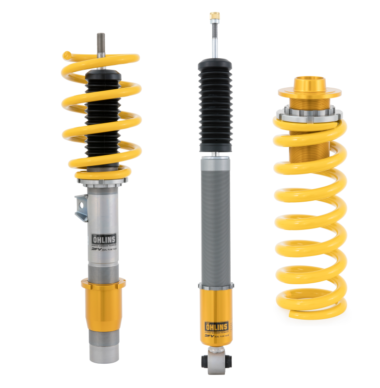Ohlins 08-13 BMW M3 (E9X) Road & Track Coilover System - BMS MI40S1 for 2008-2013 BMW M3 - front view