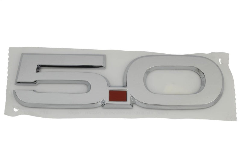 Ford Racing 15-17 Ford Mustang 5.0L Fender Emblem Chrome
