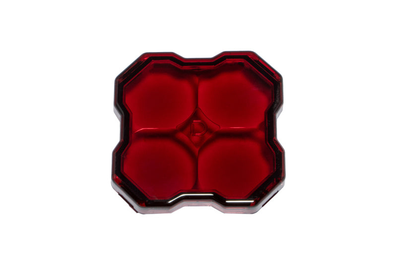 Diode Dynamics Stage Series Rock Lights - Red Clear Lens - DD7468 by Diode Dynamics - front view