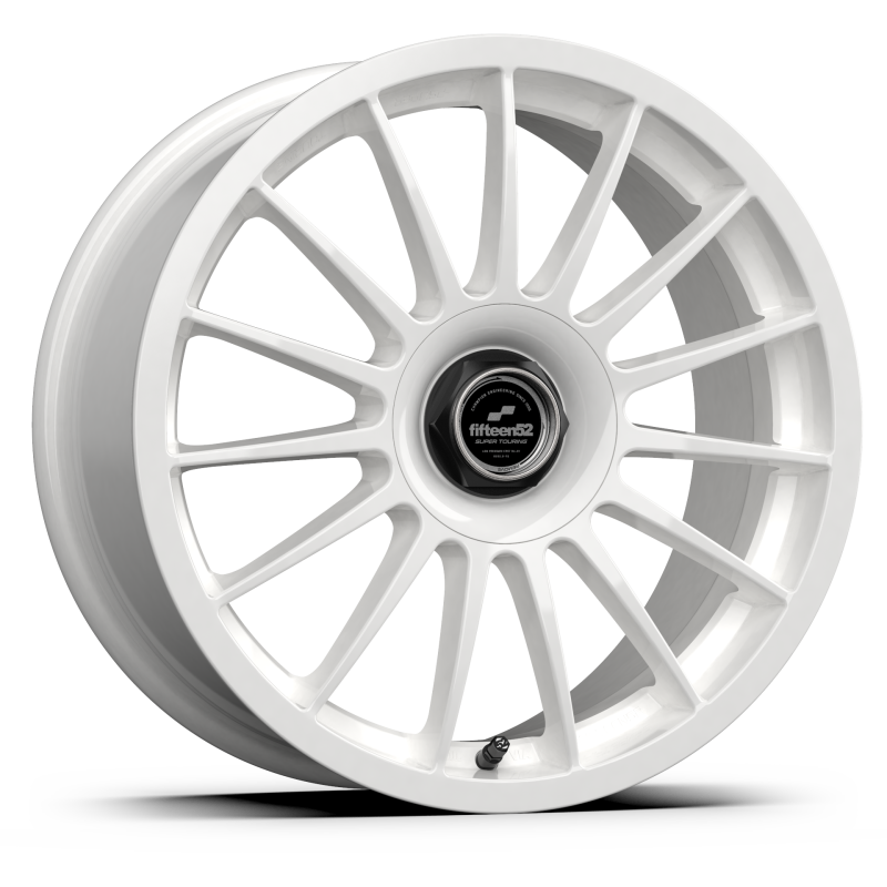 fifteen52 Podium 18x8.5 5x100/5x114.3 35mm ET 73.1mm Center Bore Rally White Wheel - STPRW-88554+35 for 2008-2021 Subaru WRX