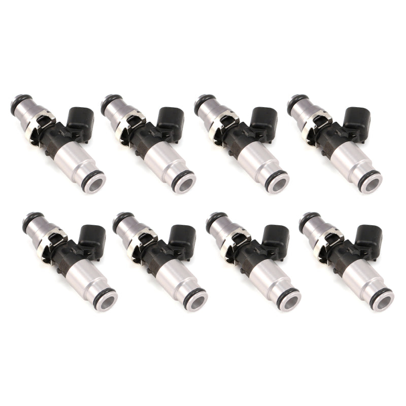 Injector Dynamics 1340cc Injector - 60mm Length - 14mm Grey Top - Blue Bottom Adaptor (Set of 8) - 1300.60.14.14B.8 by Inject