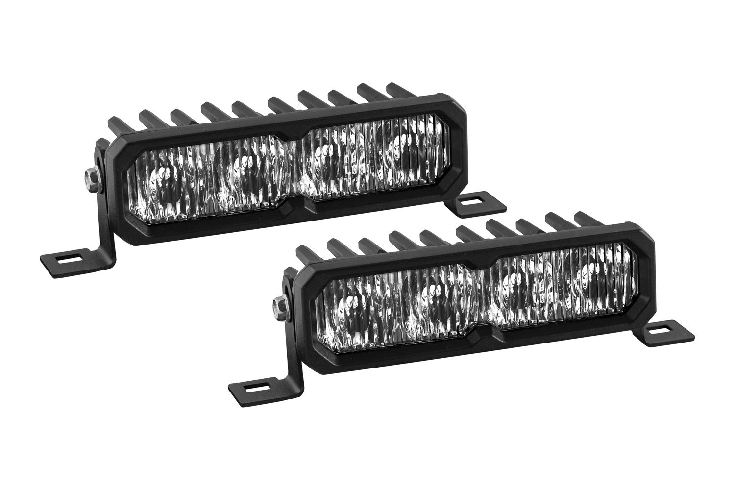 Diode Dynamics SS6 Sport White Fog Standard ABL (pair) 6000K - DD8134P by Diode Dynamics - front view