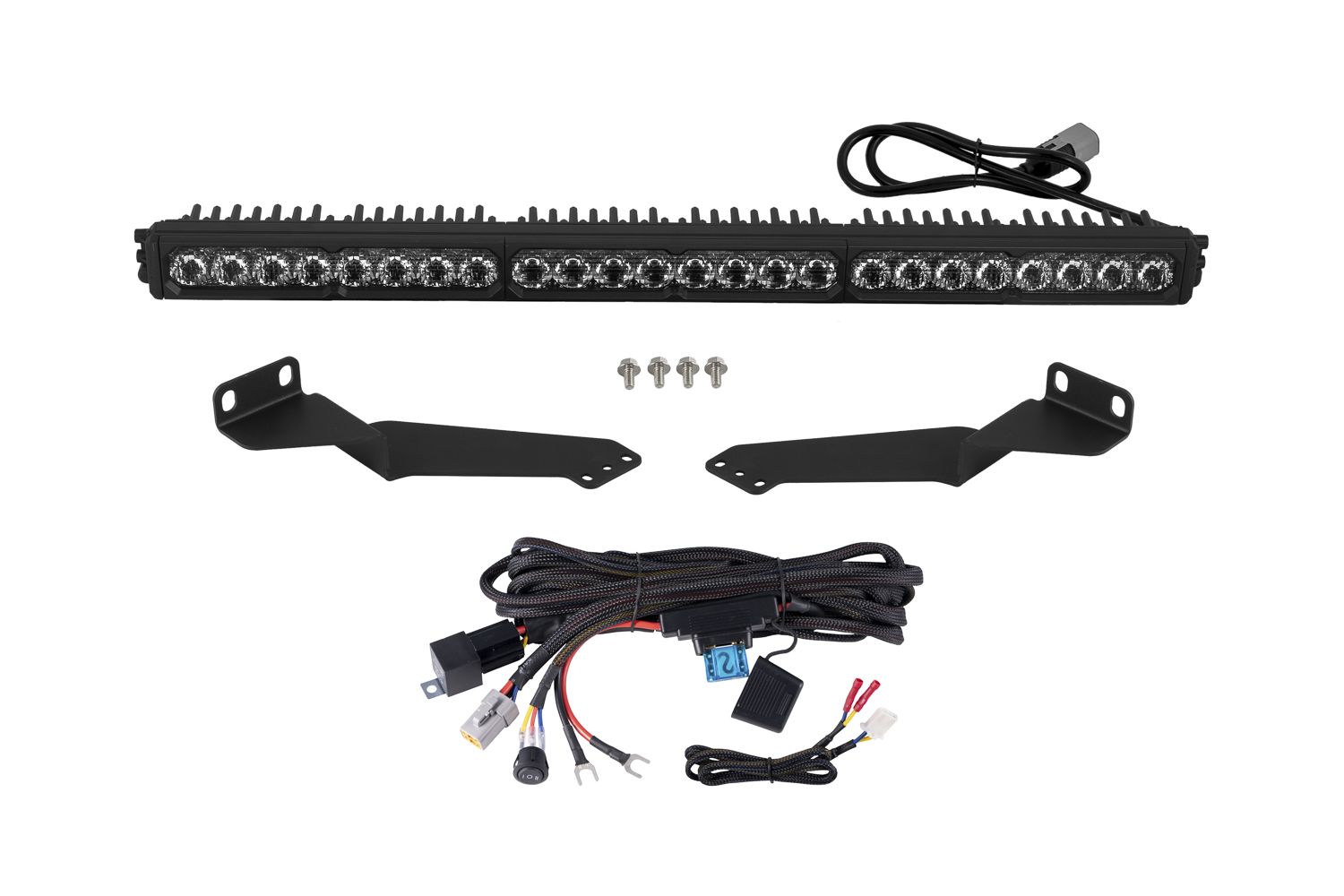 Diode Dynamics 2016-2023 Toyota Tacoma SS30 Pro White Combo ABL 6000K - DD8677 for 2016-2023 Toyota Tacoma - front view