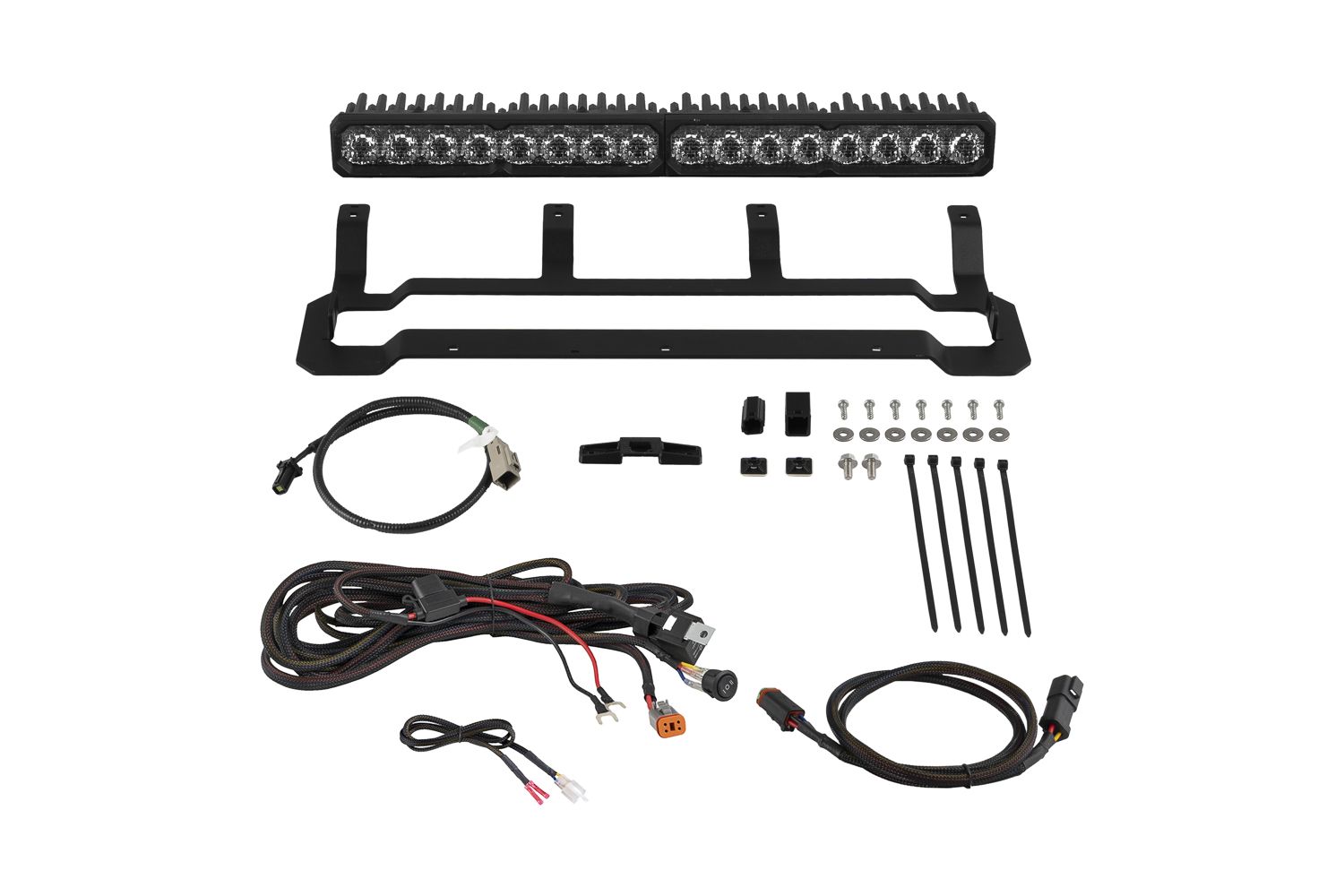 Diode Dynamics 4Runner 2025 TRD Pro Grille SS20 Sport White Combo - DD8732 for 2025-2026 Toyota 4Runner - front view