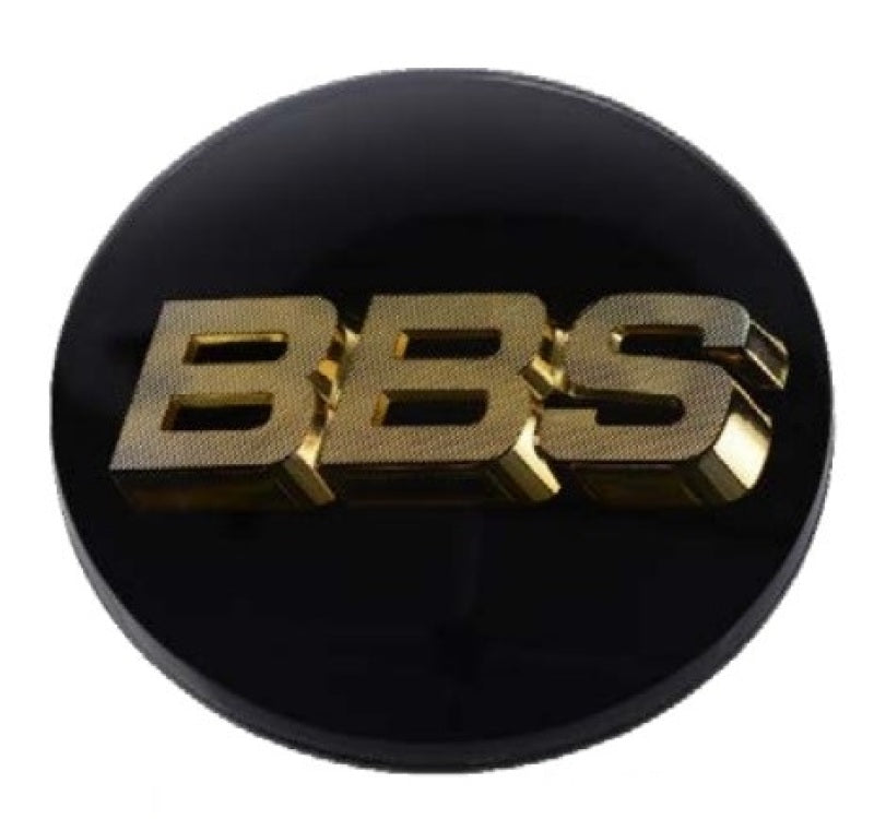 BBS Center Cap 70.6mm Black/Gold - 3D