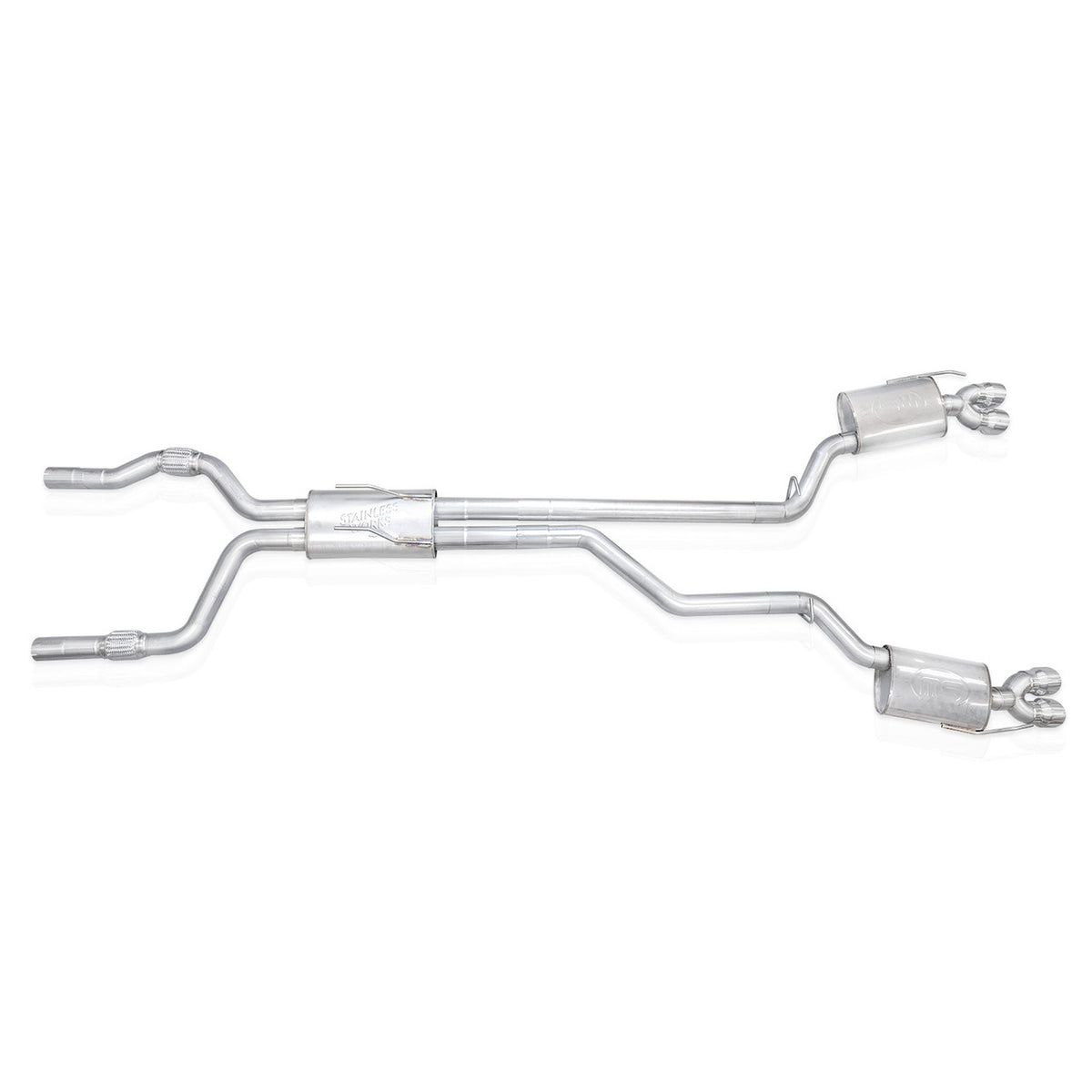 Stainless Works - 2020+ Ford Explorer ST Catback - FECBB