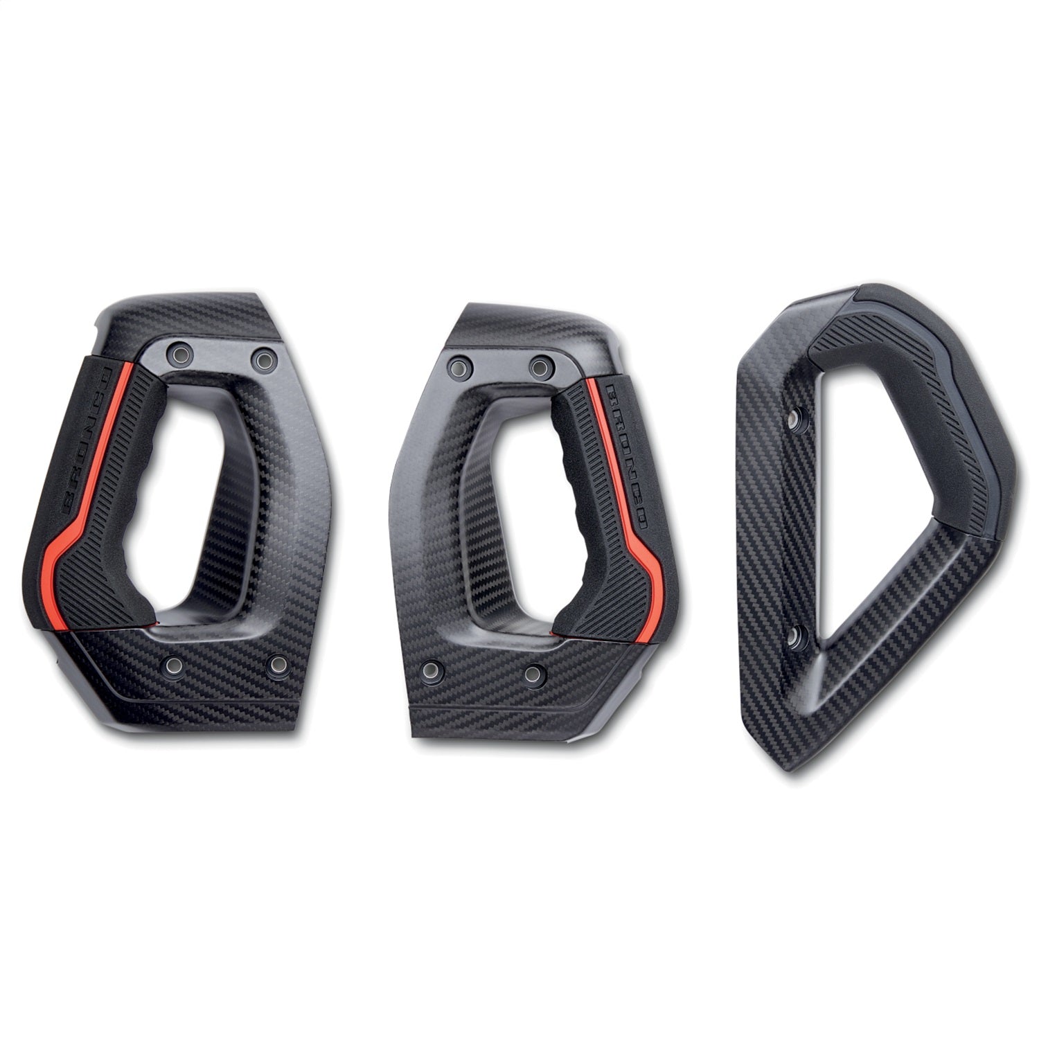 Ford Performance 2021 -2025 Bronco Carbon Fiber Grab Handle Kit (FRPM-7220-BCF)