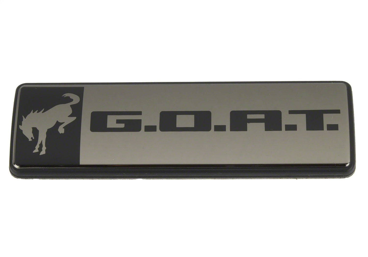 Ford Performance Bronco/Bronco Sport G.O.A.T. Badge-Black/Black (FRPM-1447-GOATBLK)