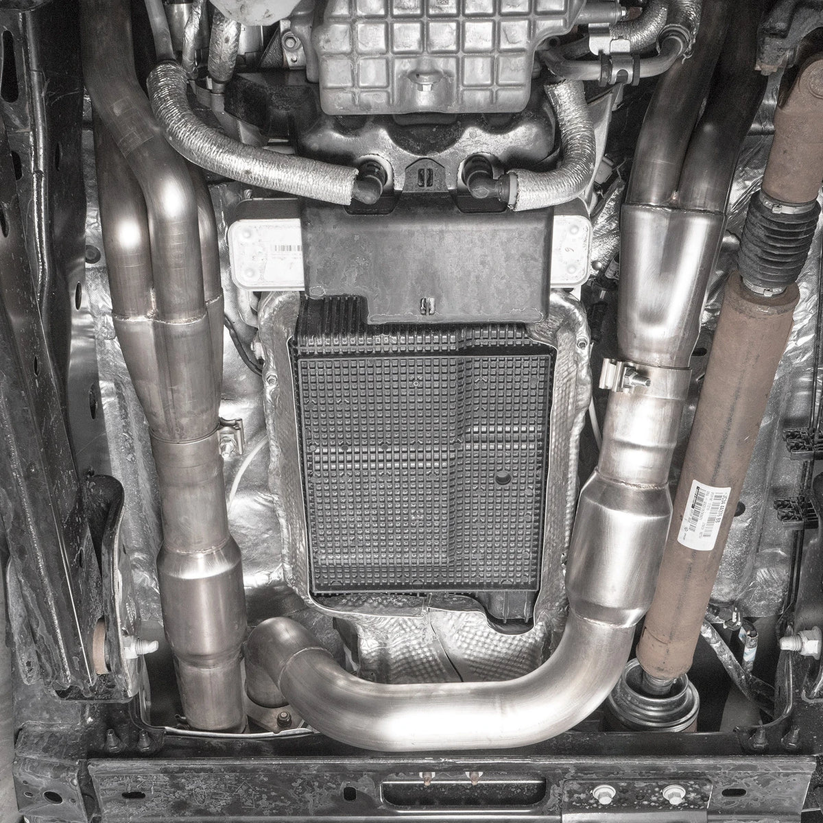 Stainless Works - 2020-26 F-250/350 7.3L Long Tube Header Kit - FT2202HCAT