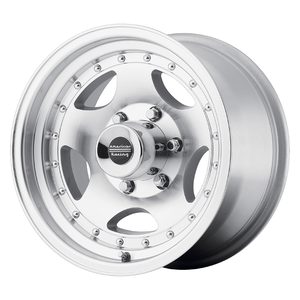 American Racing Ar23 15X8 5X127 -19MM Machined W/ Clear Coat