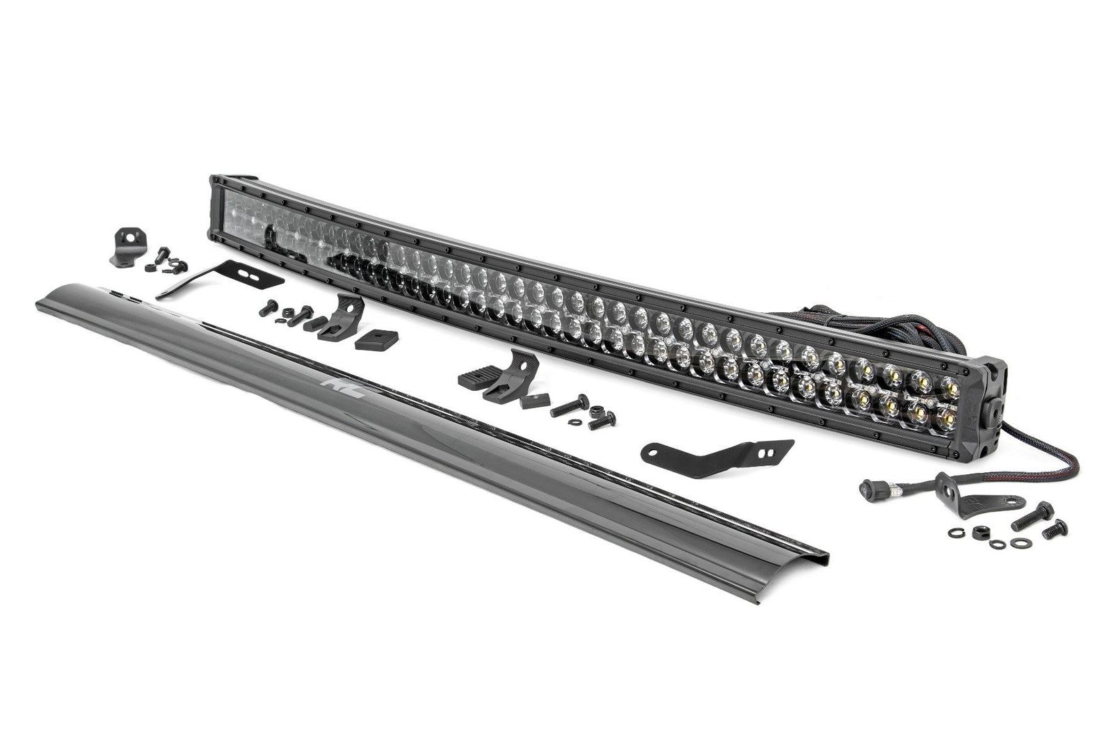 LED Light | Front Mount | 40" Black Dual Row | White DRL | Honda Talon 1000
