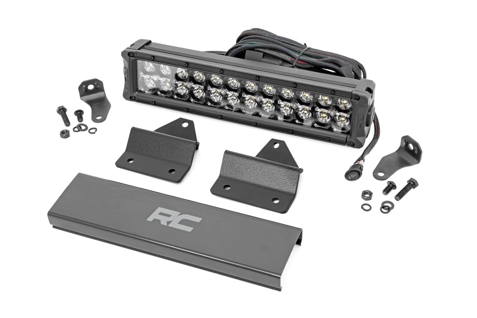 12" DRL LED Light Kit | Hood Mount | Dual Row | Intimidator GC1K/GC1K Crew