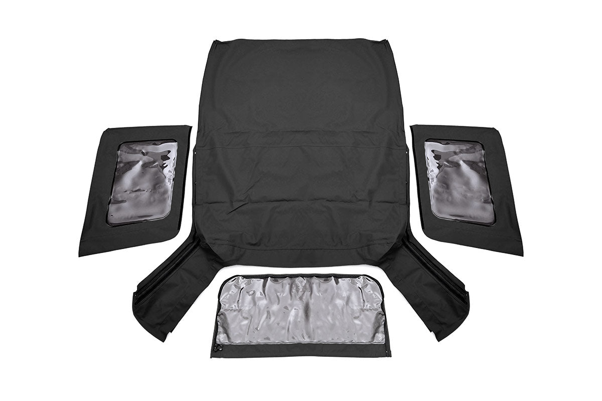 Soft Top | Replacement | Black | 2 Door | Jeep Wrangler JK 4WD (2007-2009)