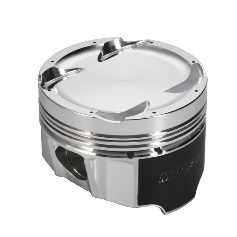 Manley Mitsubishi Evo VIII/IX 4G63/4G63T 85.5mm Bore 8.5:1 Comp Ratio -12.1cc Dish T/T Piston Set - 606305CE-4