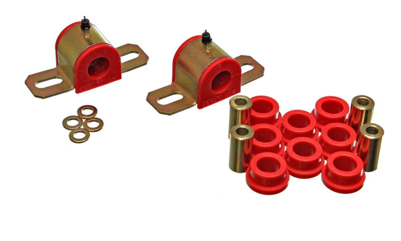 Energy Suspension 22Mm Swaybar Bushing Set - Red - 3.5205R for 1992-1999 Chevrolet C1500 Suburban - front view
