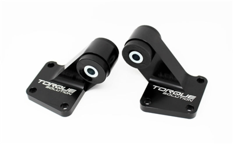 Torque Solution 03-06 Mitsubishi EVO VII-IX Billet Rear Differential Mounts - Black - TS-EV-196 by Torque Solution