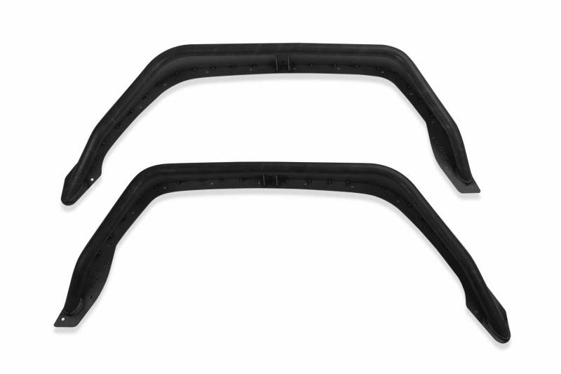 Fabtech 20-21 Jeep Gladiator 4WD Rear Steel Tube Fenders - FTS24248 for 2018-2026 Jeep Wrangler - front view