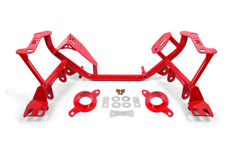 BMR 79-95 Ford Mustang K-Member Standard Version w/Spring Perches - Red - KM732R for 1979-1995 Ford Mustang