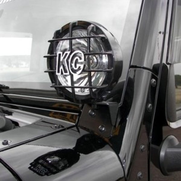 【A218】HENGTUAOTO Jeep JL カウルマウントライト KC HiLiTES 07-18 Jeep JK A-Pillar | 2007-2018 Jeep Wrangler