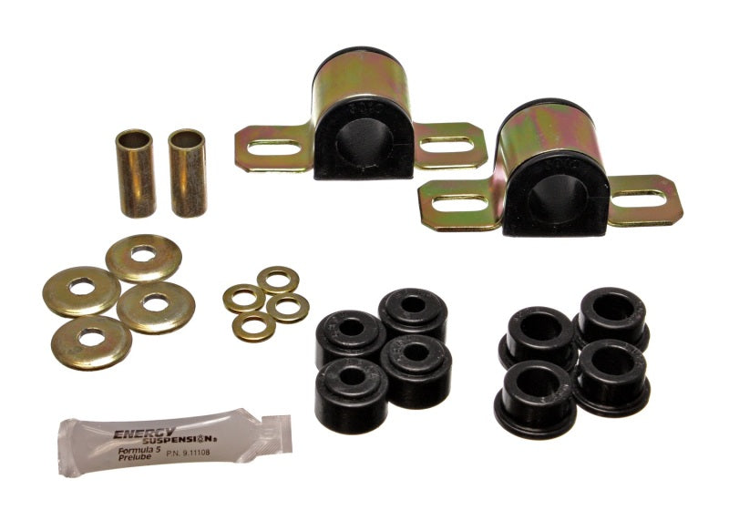 Energy Suspension 84-01 Jeep Cherokee Black Frt 25mm Sway Bar Bushing Set w/End Link Bushings - 2.5106G for 1984-1998 Jeep Ch