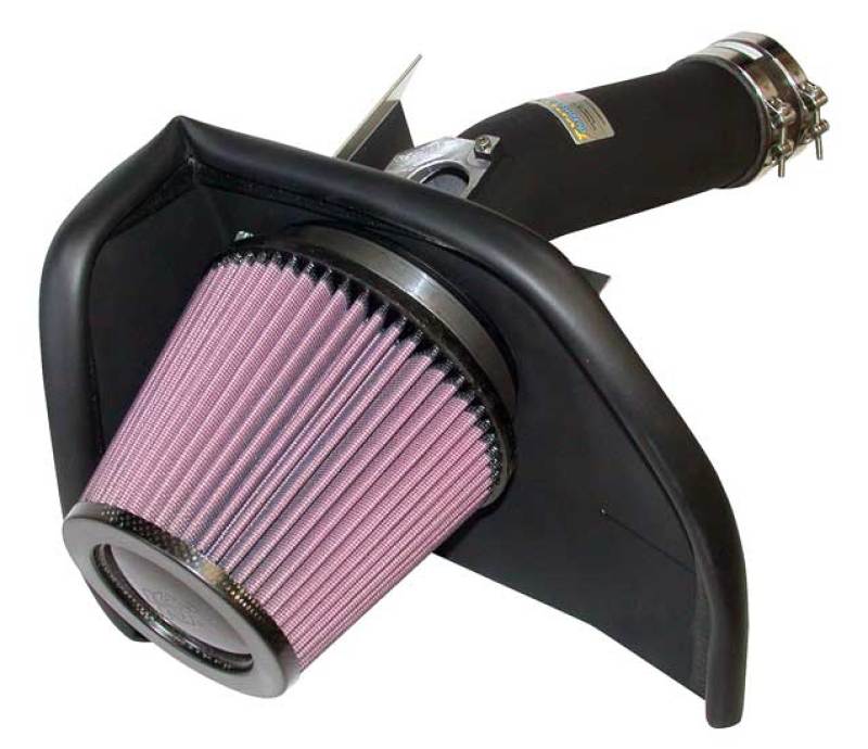 K&N 05-08 LGT Black 69 Series Typhoon Short Ram Intake - 69-8003TFK for 2005-2009 Subaru Legacy - front view