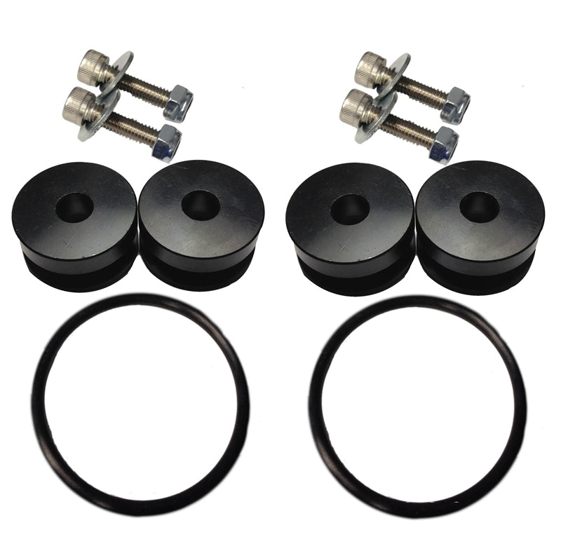 Torque Solution Billet Bumper Quick Release Kit (Black): Universal - TS-UNI-026B by Torque Solution
