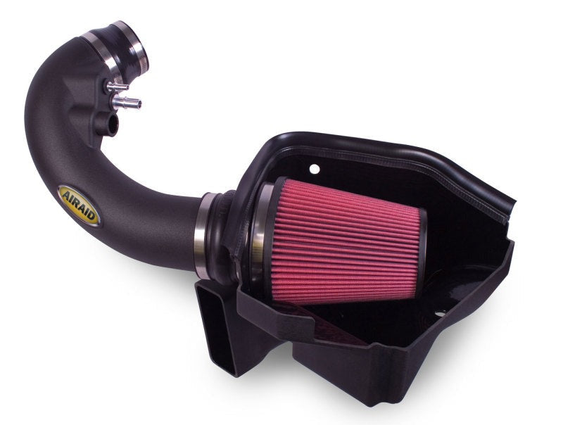 Airaid 11-14 Ford Mustang GT 5.0L Race Only (No MVT) MXP Intake System w/ Tube (Oiled / Red Media) - 450-303 for 2011-2014 Fo