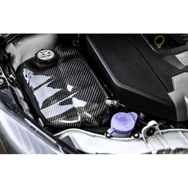 California Pony Cars Focus ST RS Carbon Fiber Coolant Tank Cover