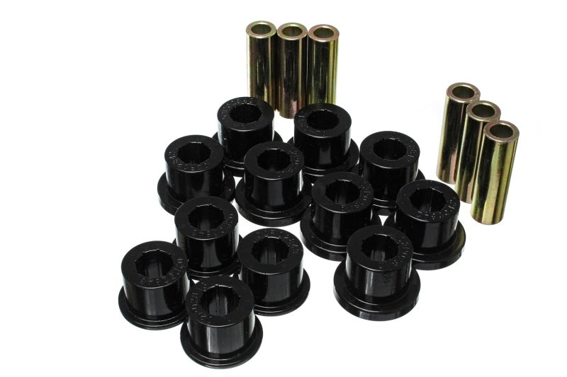 Energy Suspension Rear Leaf Spring Bushings - Black - 8.2116G for 2005-2015 Toyota Tacoma - front view