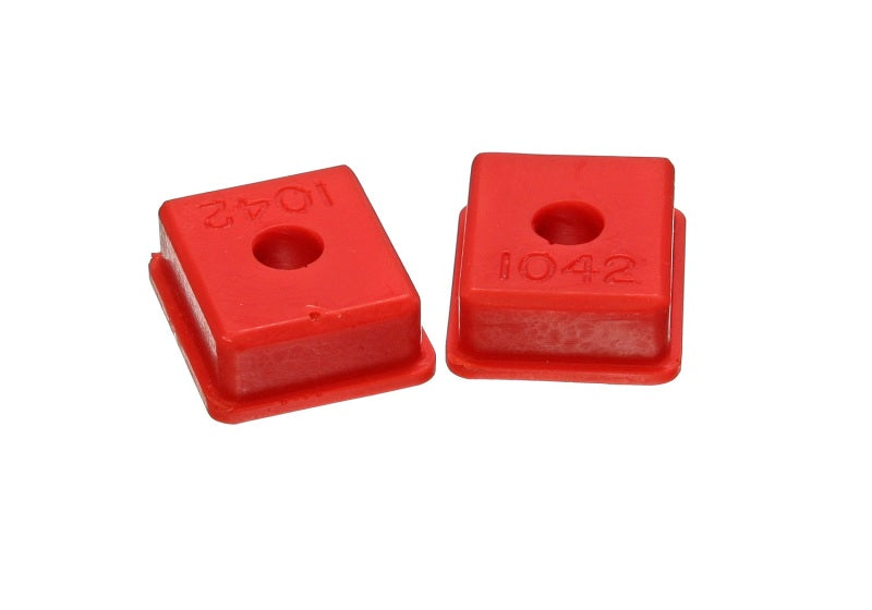 Energy Suspension 64-79 VW Type I Red Shifter Coupler Bushings - 15.1103R for 1964-1979 Volkswagen Beetle - front view