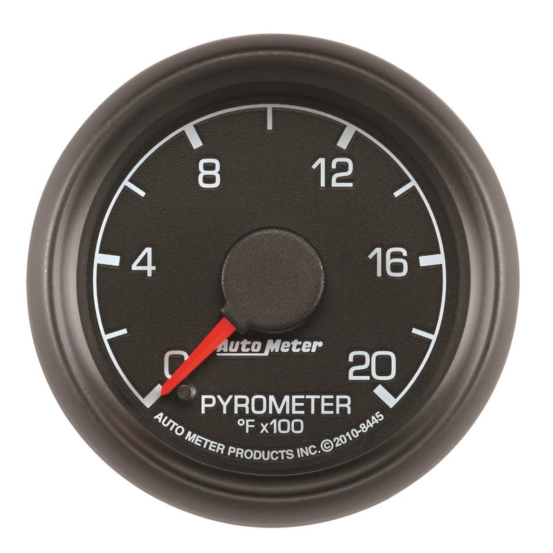 Autometer Factory Match Ford 52.4mm Full Sweep Electronic 0-2000 Deg F EGT/Pyrometer Gauge - 8445 for 1999-2007 Ford F 250 -