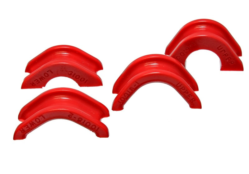 Energy Suspension 74-78 Nissan 260Z/280Z Red Rack and Pinion Bushing Set - 7.10102R for 1975-1978 Nissan 280Z - front view