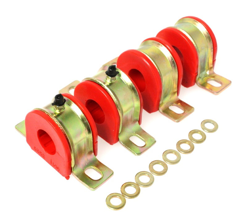 Energy Suspension 1-1/16in Gm Greaseable S/B Set - Red - 3.5175R for 1975-1995 Chevrolet G10 - front view