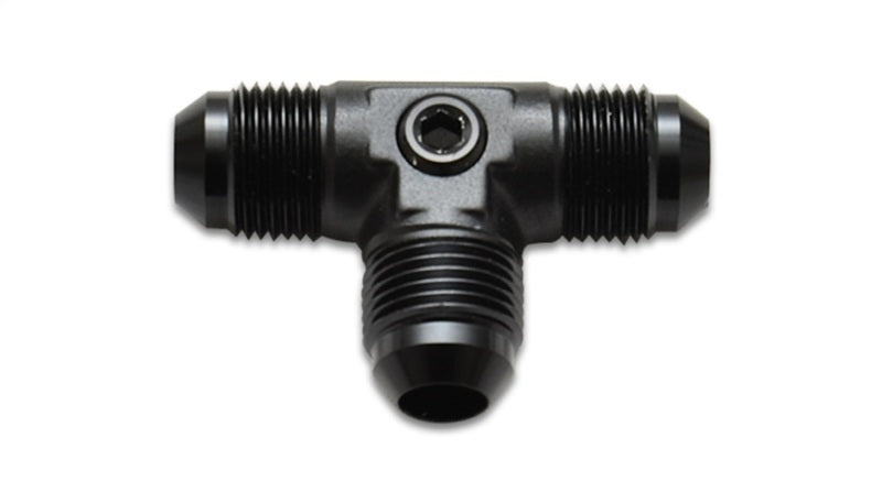 Vibrant -8AN to -8AN Male Tee Adapter Fitting with 1/8in NPT Port - 16548 by Vibrant - front view