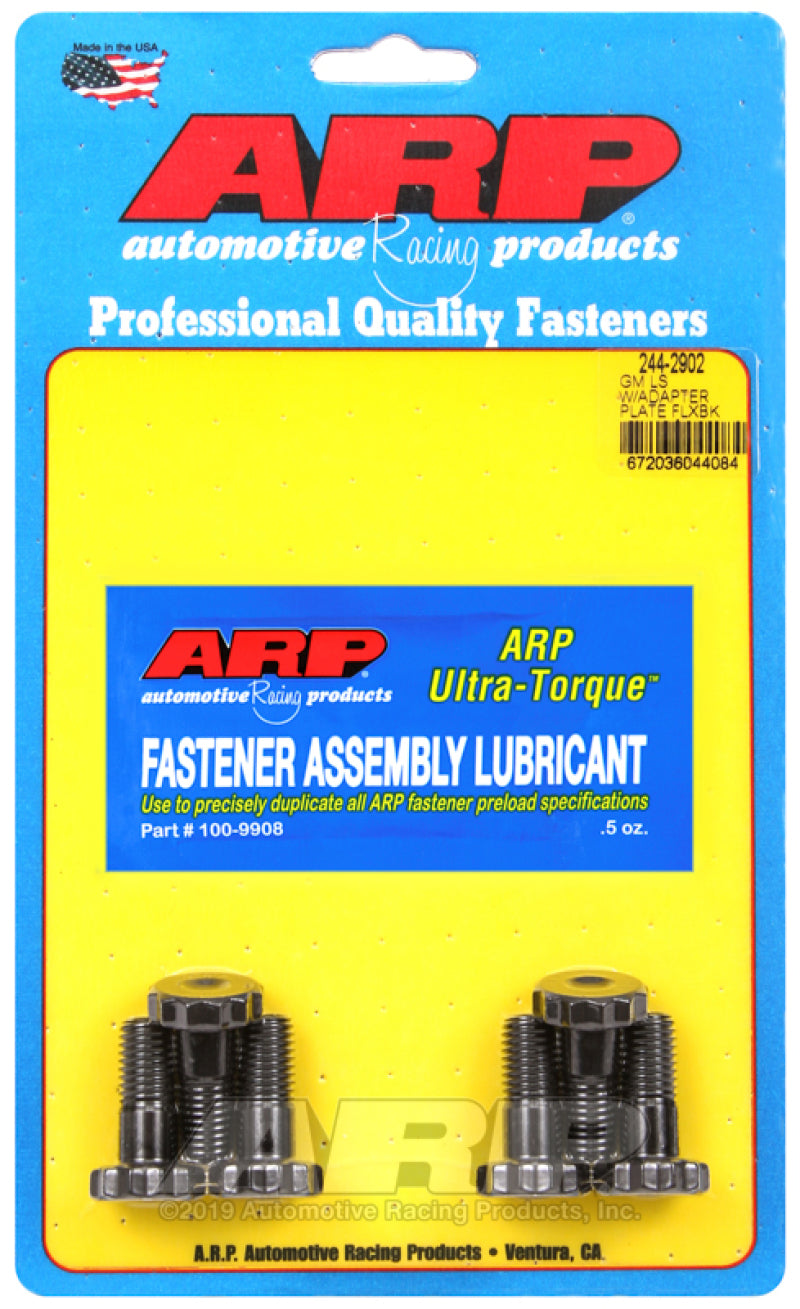 ARP GM LS w/ adapter Plate Flexplate Bolt Kit - 244-2902 by ARP