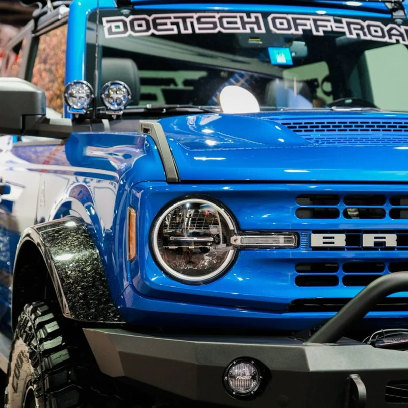 Advanced Fiberglass 2021-2023 FORD BRONCO SASQUATCH FORGED CARBON FLARES