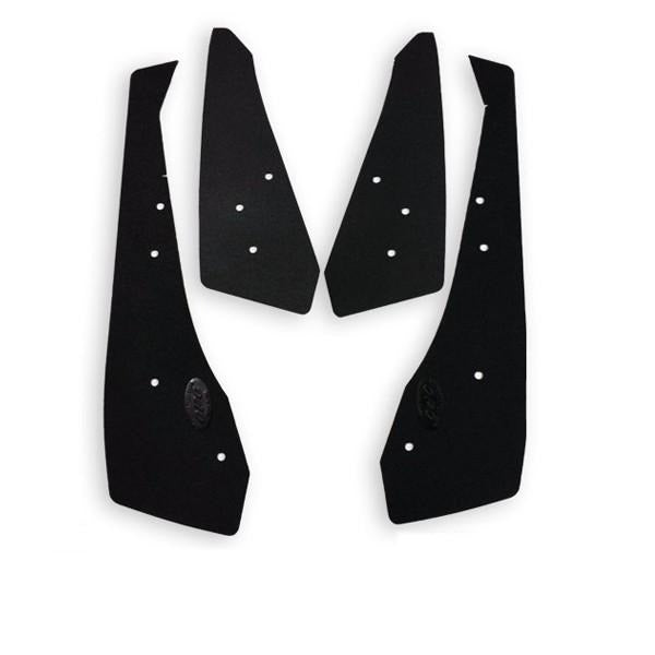 California Pony Cars Ford Mustang S550 2015-2020 - Mustang Splash Shields - Front & Rear (2015-2020 Mustang Models ONLY)