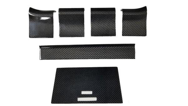 California Pony Cars Ford F-150 Series 2015-2019 - F-Series Truck Carbon Fiber 6pc Woodgrain Delete Kite (2015-2019 Ford F150 Mo