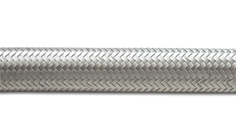 Vibrant -4 AN SS Braided Flex Hose (5 foot roll) - 11934 by Vibrant - front view